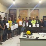 Oknum kepala desa Saripi ditetapkan tersangka tambang ilegal oleh Polda Gorontalo.