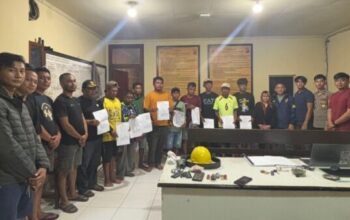 Oknum kepala desa Saripi ditetapkan tersangka tambang ilegal oleh Polda Gorontalo.