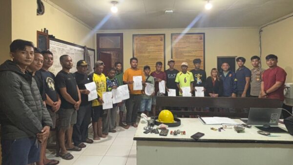 Oknum kepala desa Saripi ditetapkan tersangka tambang ilegal oleh Polda Gorontalo.