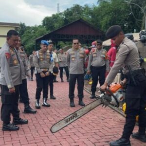 Kapolda Sumut Tinjau Kesiapan Ditsamapta dan Tegaskan Profesionalisme Personel Hadapi Situasi Darurat