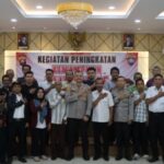 Kapolres Ketapang AKBP Muhammad Harris memimpin pelatihan Satkamling di Polres Ketapang.