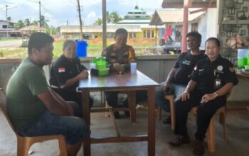 Kapolsek Matan Hilir Utara ngopi bareng tokoh masyarakat dengar keluhan warga
