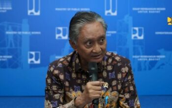 Menteri Pekerjaan Umum Dody Hanggodo memberikan keterangan terkait serapan anggaran 2025.