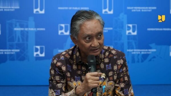 Menteri Pekerjaan Umum Dody Hanggodo memberikan keterangan terkait serapan anggaran 2025.