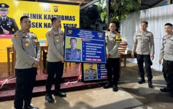 Kapolres Ketapang meluncurkan Klinik Kamtibmas Polsek Nanga Tayap