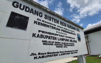 Gudang SRG Natar Lampung Selatan tempat usaha Koperasi SJSB