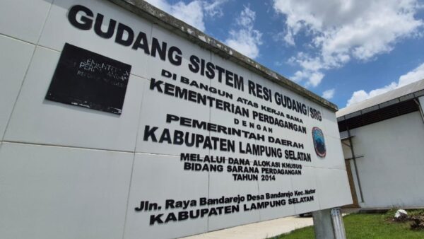 Gudang SRG Natar Lampung Selatan tempat usaha Koperasi SJSB