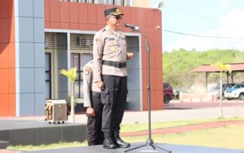 Kapolres Buton Utara AKBP Totok Budi pimpin launching Pamapta untuk perkuat pelayanan publik