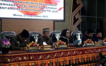 Paripurna DPRD Metro, Sutikno Wakili Enam Fraksi Sampaikan Pandangan Umum