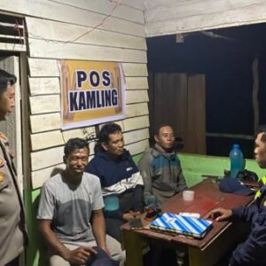 Kapolsek Jelai Hulu Gencarkan Patroli Dialogis, Warga Desa Semantun Didorong Aktif Jaga Kamtibmas