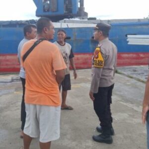 Polsek Kawasan Pelabuhan Sukabangun Gencarkan Patroli Dialogis di Pelindo II Ketapang