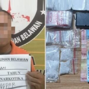 Pengedar Sabu Marelan Ditangkap Tengah Malam, Polisi Sita Timbangan dan Uang Tunai