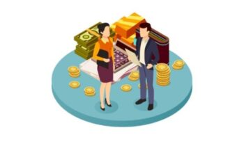 Ilustrasi petugas pajak menjelaskan perbedaan Pajak Pusat dan Pajak Daerah kepada wajib pajak.