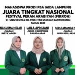Mahasiswa IAI Darul A’mal Lampung Raih Juara Nasional di FIKROH 2025, Harumkan Nama Kampus