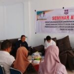 Bupati Buton Utara Afirudin Mathara membuka Seminar Awal Penyusunan Raperda Perumda Saluwu Kita di Kendari.