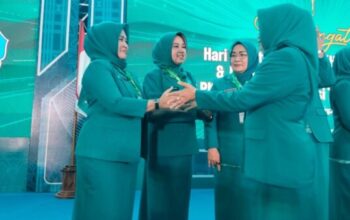 Ketua TP PKK Buton Utara Suhaemi Sudia Afirudin menghadiri HKG PKK Ke-53 di Kendari.