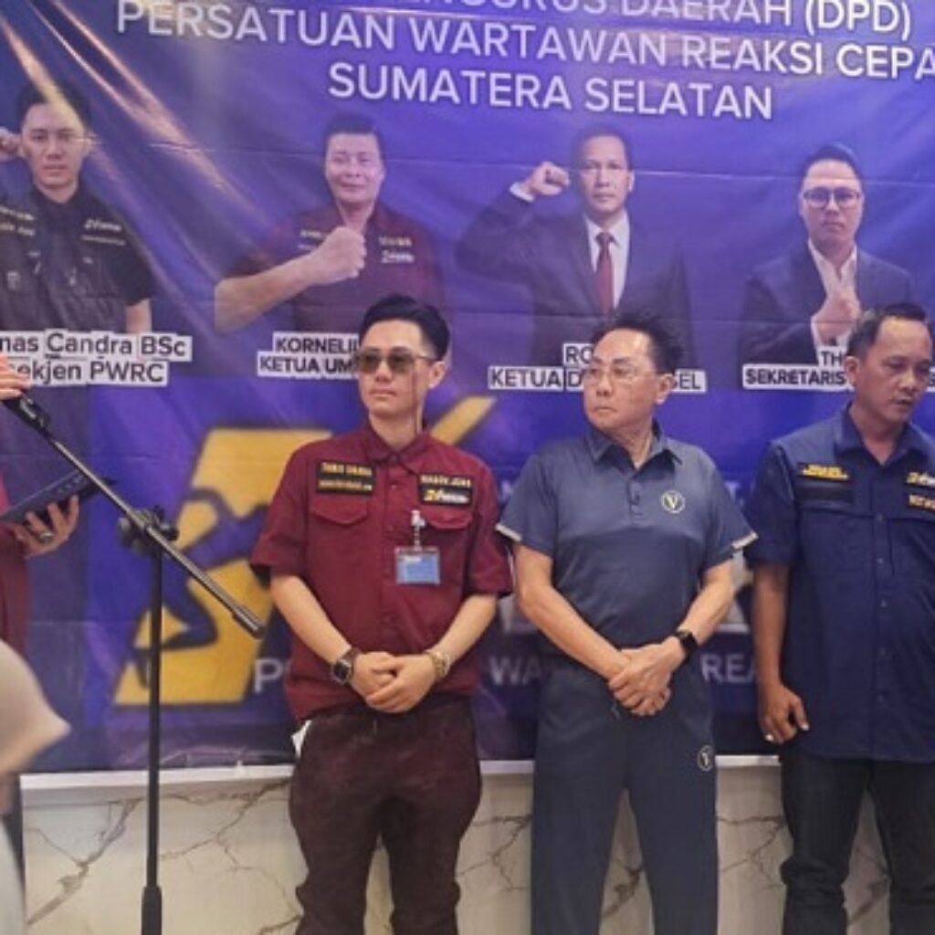 Ketum PWRC Kukuhkan Pengurus DPD PWRC Sumsel Periode 2025–2030
