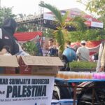Cakar Sriwijaya Indonesia Hadiri Aksi Solidaritas Bela Palestina di Monpera Palembang