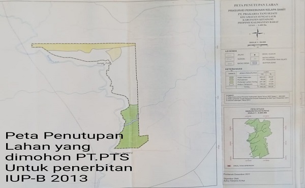 Dugaan Kejanggalan Penerbitan IUP-B PT PTS Tahun 2013