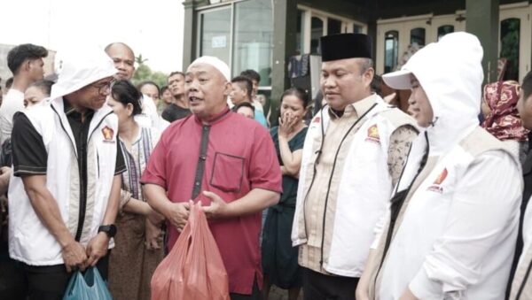 Gerindra Sumut Salurkan 5.000 Paket Makanan Ringankan Beban Warga Medan Terdampak Banjir