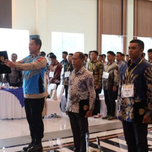 Polda Banten Sumpah dan Pakta Integritas 320 Calon Bintara Brimob: Seleksi Transparan dan Bebas KKN