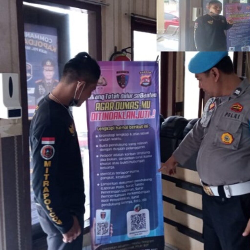 Tingkatkan Transparansi, Polsek Carita Ajak Warga Gunakan Link Resmi Mabes Polri Adukan Oknum Polisi