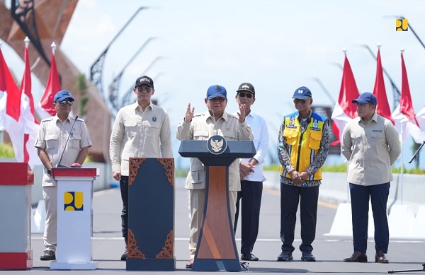 Presiden Prabowo Resmikan Lima Infrastruktur Konektivitas Nasional