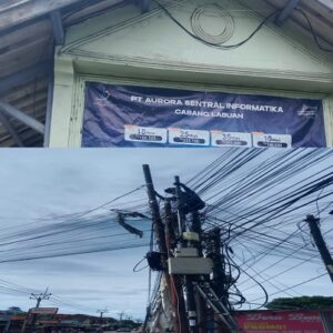 Diduga Gunakan Tiang Telkom Tanpa Izin, Provider PHN Cabang Labuan Disorot