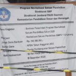Diduga Tidak Transparan, Proyek Revitalisasi SMPN 1 Cangkuang Disorot Publik
