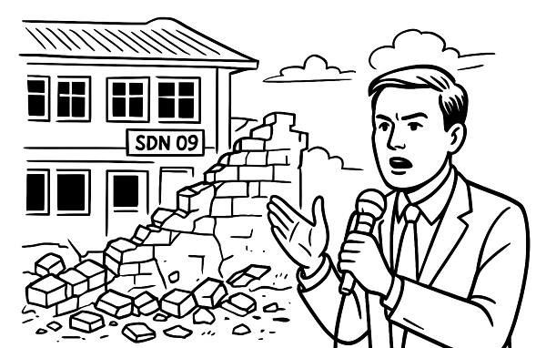 Wali Kota Jakbar Desak Kontraktor Bertanggung Jawab atas Robohnya Tembok SDN 09