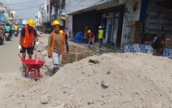 Aliansi Banten Raya audiensi dengan DPUPR Kota Serang terkait proyek trotoar Rp9,9 miliar.