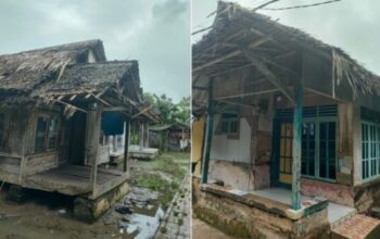Kondisi rumah warga Pandeglang yang hampir roboh dan meminta bantuan bedah rumah