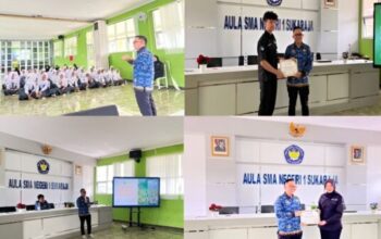 DLH Sukabumi memberikan edukasi kepemimpinan berkarakter peduli lingkungan di SMAN 1 Sukaraja