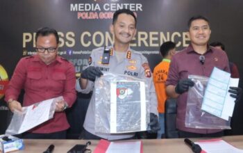 Penyerahan tersangka fraud BRI Wonosari oleh Ditreskrimsus Polda Gorontalo ke kejaksaan