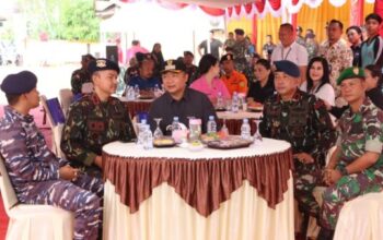 Kapolres Ketapang menghadiri acara syukuran HUT Brimob ke-80 di Mako Kompi 4 Yon A Pelopor Polda Kalbar