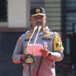 Apel pasukan Operasi Zebra Anoa 2025 yang digelar Polda Sultra di Lapangan Presisi Kendari.