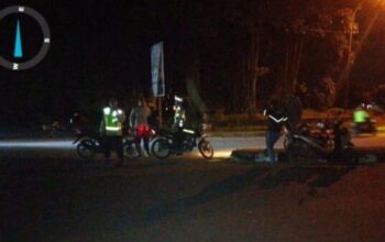 Petugas Polresta Deli Serdang melakukan patroli 3C di sejumlah titik rawan kriminalitas