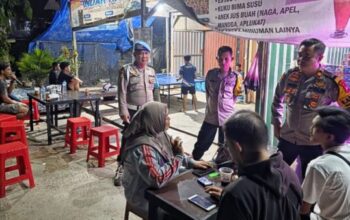 Kapolsek Manis Mata Gelar Patroli Dialogis Cegah Kriminalitas