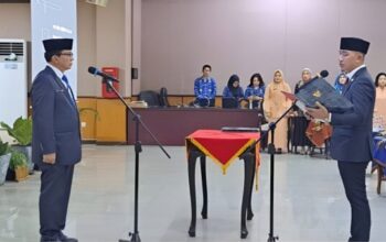 Halson Nainggolan resmi dilantik sebagai Penjabat Sekda Kabupaten Lebak oleh Bupati Hasbi Jayabaya