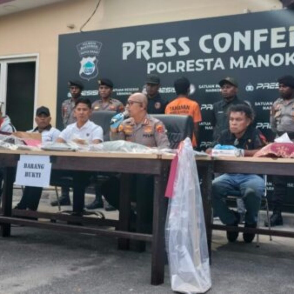 Polresta Manokwari Ungkap Pembunuhan Sadis Istri Pegawai Pajak, Pelaku Terlilit Judi Online