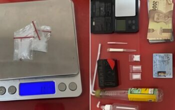 polisi mengamankan barang bukti sabu dan ganja dari rumah pengedar di Ketapang