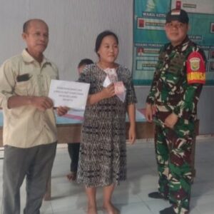 Ibu-Ibu Desa Keluang Antusias Terima BLT Tahap III Dana Desa 2025