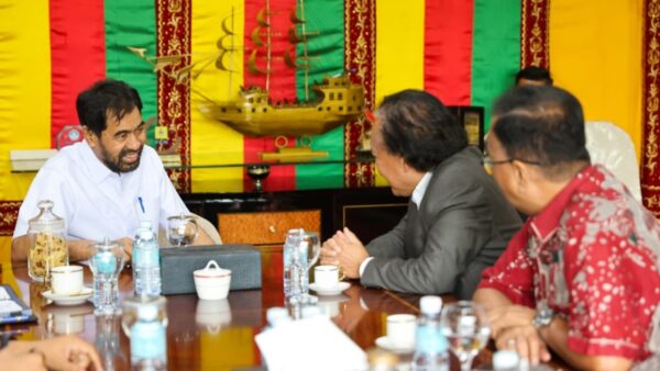Gubernur Aceh Muzakir Manaf bertemu perwakilan Kemenlu RI bahas perdamaian Myanmar
