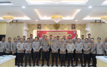 Kegiatan asistensi Pokdar Kamtibmas Polda Kalbar di Aula Polres Ketapang.