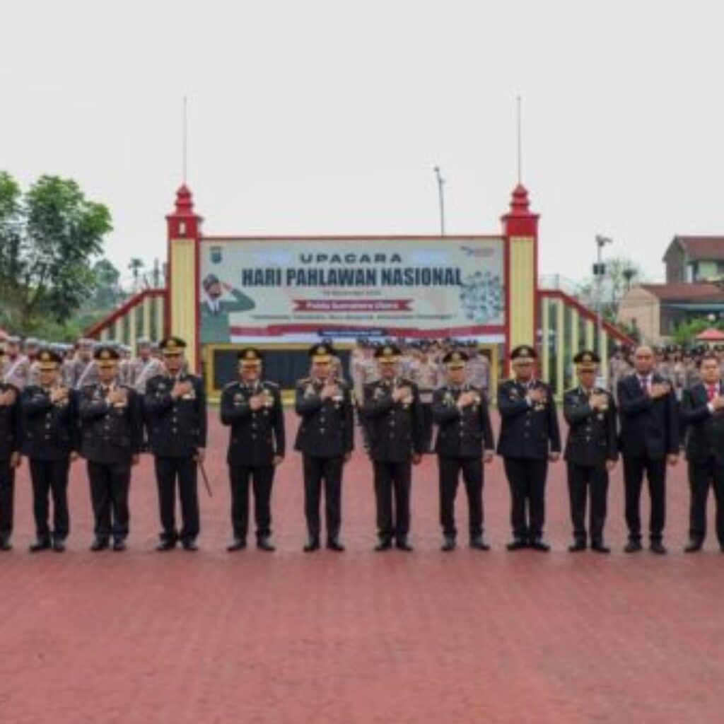 Polda Sumut Peringati Hari Pahlawan 2025, Wakapolda Serukan Api Perjuangan Tak Boleh Padam