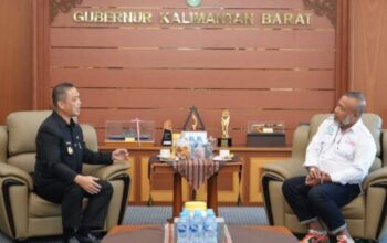 Audiensi SMSI Kalbar bersama Gubernur Kalimantan Barat Ria Norsan