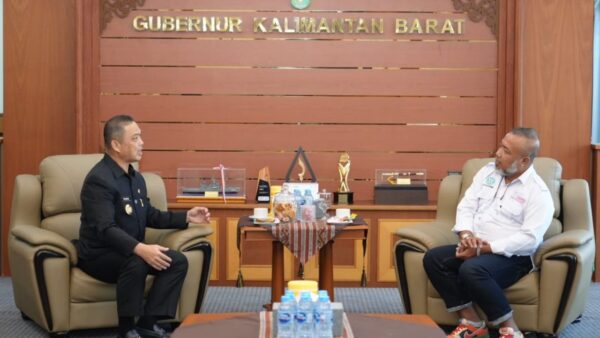 Audiensi SMSI Kalbar bersama Gubernur Kalimantan Barat Ria Norsan