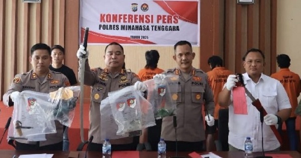 10 Tersangka Bentrokan Watuliney–Molompar Ditangkap,