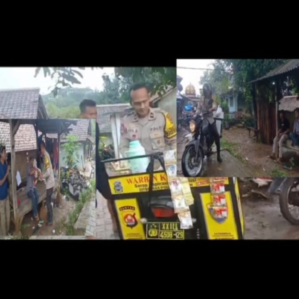 Bhabinkamtibmas Polsek Carita Bagikan Kopi Gratis, Dekatkan Polri dengan Warga Binaan