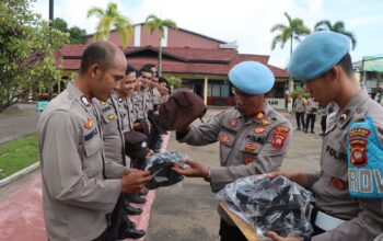 Kasipropam Polres Ketapang Pimpin Gaktiblin, Tegakkan Kedisiplinan dan Kerapian Personel